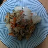 タラとキノコのレンジ蒸し