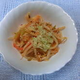 モヤシのキムチ炒め和え