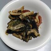 ナスのブラックペッパーソテー