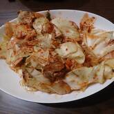 キャベツのキムチ和え