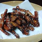 ゴボウの甘辛スティック