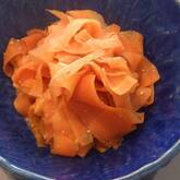 ヒラヒラニンジンの甘辛煮