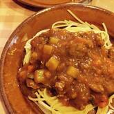 ミートカレーパスタ