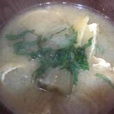 ナスと大葉のみそ汁