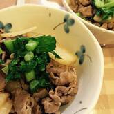 牛肉と大根のきんぴら風