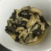 キノコのレンジバター