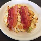 豆腐入りお好み焼き