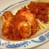 鶏手羽元のやわらかトマト煮