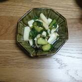 たたき長芋の甘酢和え