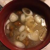 ナメコのみそ汁