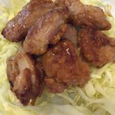 鶏のつるりんショウガ焼き