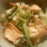 厚揚げと小松菜の煮浸し