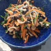 ホウレン草の磯辺和え