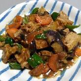 ナスと豚肉の味噌炒め