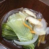 チンゲンサイの中華スープ