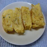 新玉ネギの卵焼き