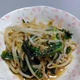 レンジ豆モヤシナムル
