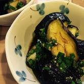 ナスのニラ和え