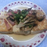 豆腐ステーキ・キノコソース