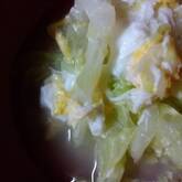 ベーコンとキャベツのスープ