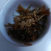 ゴボウとニンジンのきんぴら