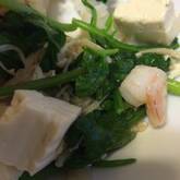 ホウレン草とエノキのゴマ和え