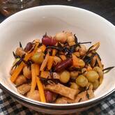 ヒジキとミックスビーンズの煮物