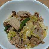 豚と野菜のショウガ炒め