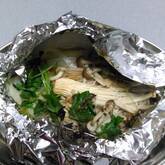 キノコのホイル蒸し