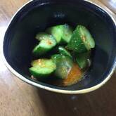 たたきピリ辛キュウリ