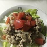 「塩トマト」でサッパリ冷しゃぶサラダ