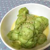 たたきキュウリのゴマ酢