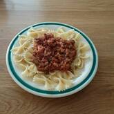 ミートカレーパスタ