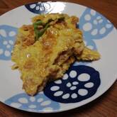 たっぷりニラ入り卵焼き