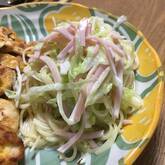 野菜とパスタのサラダ