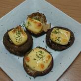 シイタケのチーズ焼き