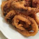 揚げイカのマヨチリ和え