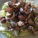 アサリとキャベツの酒蒸し