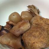 厚揚げとイカの煮物