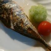 アジの塩焼き