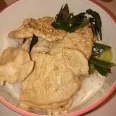 中華ショウガ焼き丼