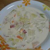 白菜のミルク煮