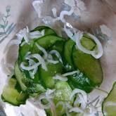 キュウリの黒酢マリネ