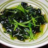 ミツバとワカメのお浸し
