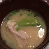 豚肉入りみそ汁