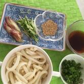 薬味たっぷり冷やしうどん