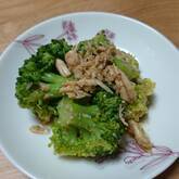 ささ身とブロッコリーのゴマ酢和え