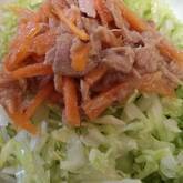 ニンジンとツナの温サラダ