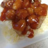 揚げ鶏の甘酢あんかけ