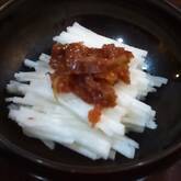 長芋の梅肉のせ